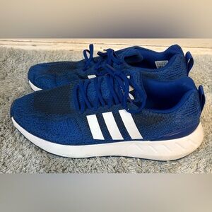 Adidas Swift Run 22 Men's Lace Up Low Top Sneakers Blue GZ3498 Size 11
